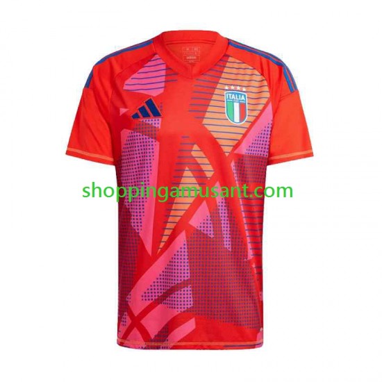 Maillot de Foot Italie Gardien Homme Domicile Euro 2024 Manche Courte