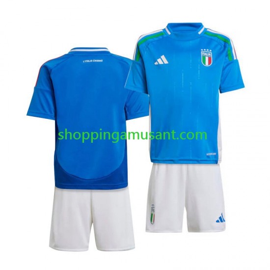 Maillot de Foot Italie Enfant Domicile Euro 2024 Manche Courte
