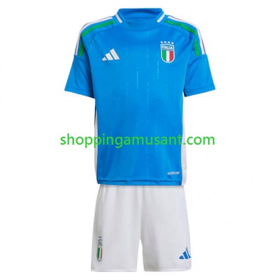 Maillot de Foot Italie Enfant Domicile Euro 2024 Manche Courte
