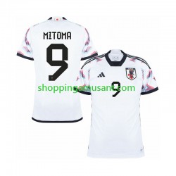 Maillot de Foot Japon MITOMA 9 Homme Extérieur Coupe du Monde 2022 Manche Courte