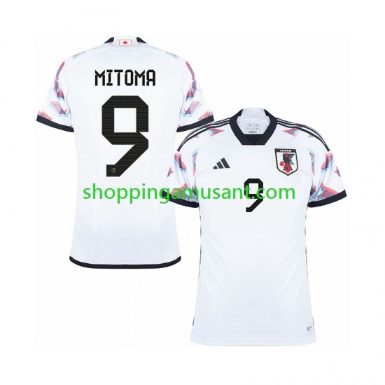 Maillot de Foot Japon MITOMA 9 Homme Extérieur Coupe du Monde 2022 Manche Courte
