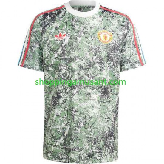 Maillot de Foot Manchester United Stone Roses Homme Domicile 2023-2024 Manche Courte