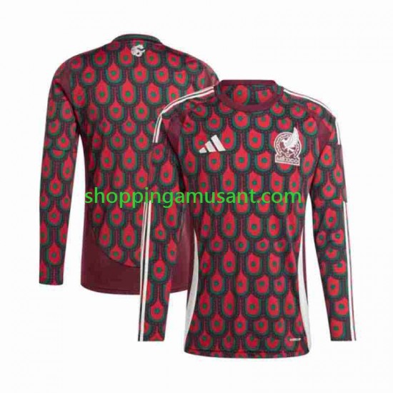 Maillot de Foot Mexique Copa America 2024 Homme Domicile  Manche Longue