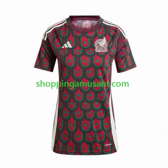 Maillot de Foot Mexique Copa America 2024 Féminine Domicile  Manche Courte