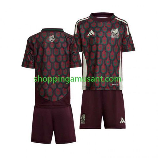 Maillot de Foot Mexique Copa America 2024 Enfant Domicile  Manche Courte