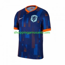 Maillot de Foot Pays-Bas Homme Extérieur Euro 2024 Manche Courte