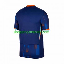 Maillot de Foot Pays-Bas Homme Extérieur Euro 2024 Manche Courte
