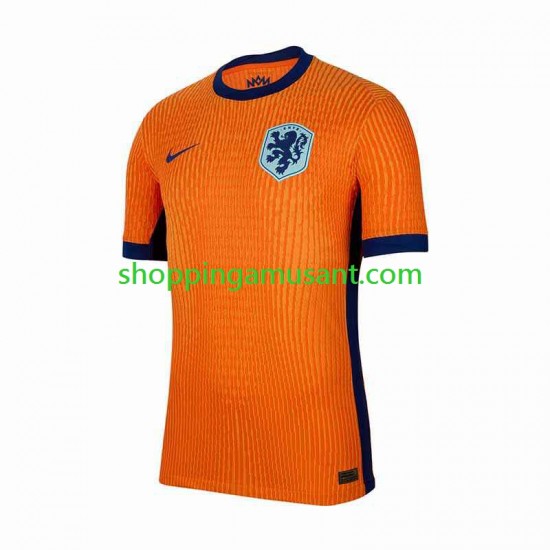 Maillot de Foot Pays-Bas Homme Domicile Euro 2024 Manche Courte