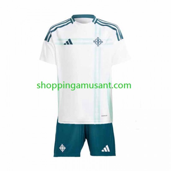 Maillot de Foot Irlande Du Nord Enfant Extérieur 2024 Manche Courte