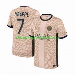 Maillot de Foot Paris Saint-Germain Mbappé Kylian 7 Homme 4ème 2023-2024 Manche Courte