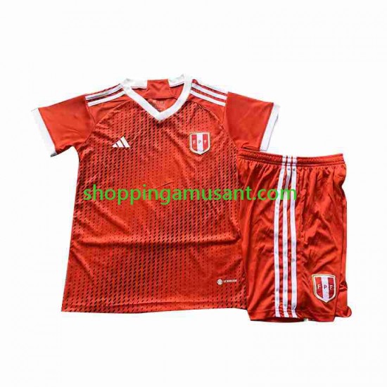 Maillot de Foot Pérou Enfant Extérieur 2023 Manche Courte
