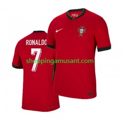 Maillot de Foot Portugal Cristiano Ronaldo 7 Homme Domicile Euro 2024 Manche Courte