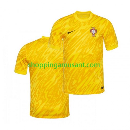 Maillot de Foot Portugal Gardien Homme Domicile Euro 2024 Manche Courte