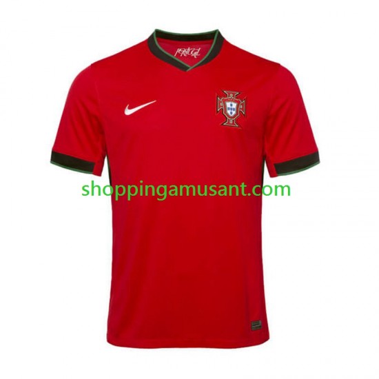 Maillot de Foot Portugal Homme Domicile Euro 2024 Manche Courte