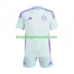 Maillot de Foot Écosse Enfant Extérieur Euro 2024 Manche Courte