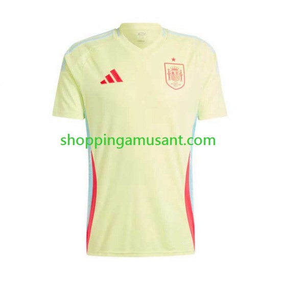 Maillot de Foot Espagne Homme Extérieur Euro 2024 Manche Courte