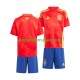 Maillot de Foot Espagne Enfant Domicile Euro 2024 Manche Courte