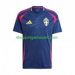 Maillot de Foot Suède Homme Extérieur 2024 Manche Courte