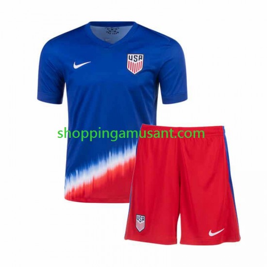 Maillot de Foot États-Unis Enfant Extérieur 2024 Manche Courte