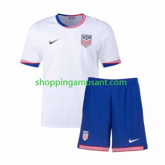 Maillot de Foot États-Unis Enfant Domicile 2024 Manche Courte