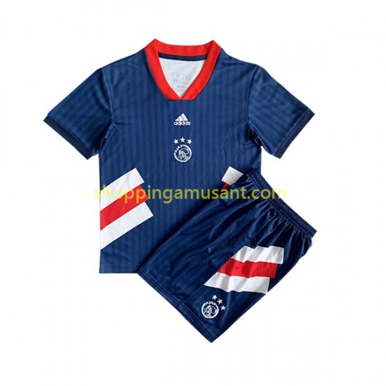 Maillot de Foot Ajax Amsterdam Icon Rétro Enfant Domicile 2022-2023 Manche Courte