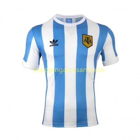 Maillot de Foot Argentine 1978 Rétro Homme Domicile Manche Courte