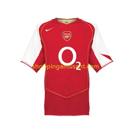Maillot de Foot Arsenal Rétro Homme Domicile 2004 Manche Courte