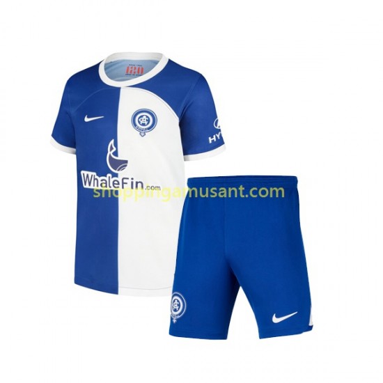 Maillot de Foot Atlético Madrid 120 Anniversary Enfant Domicile 2022-2023 Manche Courte