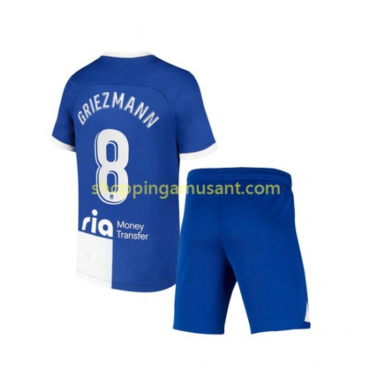 Maillot de Foot Atlético Madrid Griezmann 8 120 Anniversary Enfant Domicile 2022-2023 Manche Courte