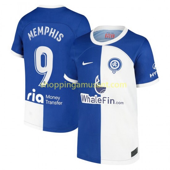 Maillot de Foot Atlético Madrid Memphis 9 120 Anniversary Homme Domicile 2022-2023 Manche Courte