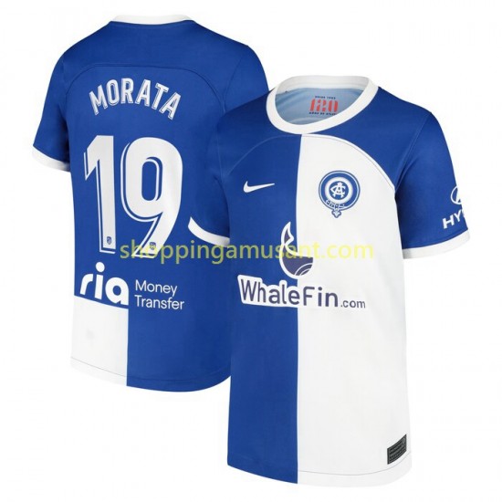 Maillot de Foot Atlético Madrid Morata 19 120 Anniversary Homme Domicile 2022-2023 Manche Courte