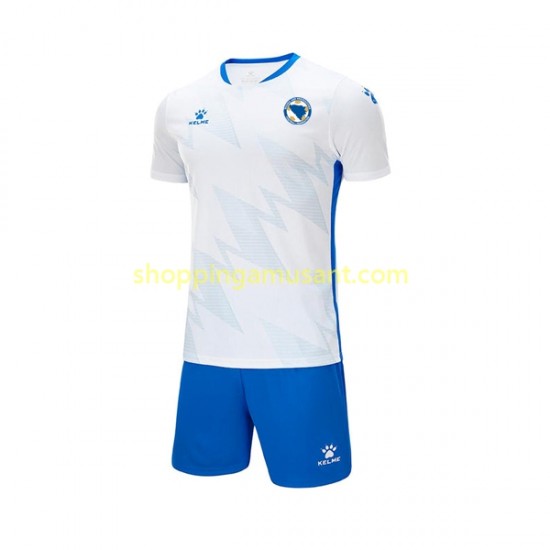Maillot de Foot Bosnie-Herzégovine Enfant Extérieur 2023 Manche Courte