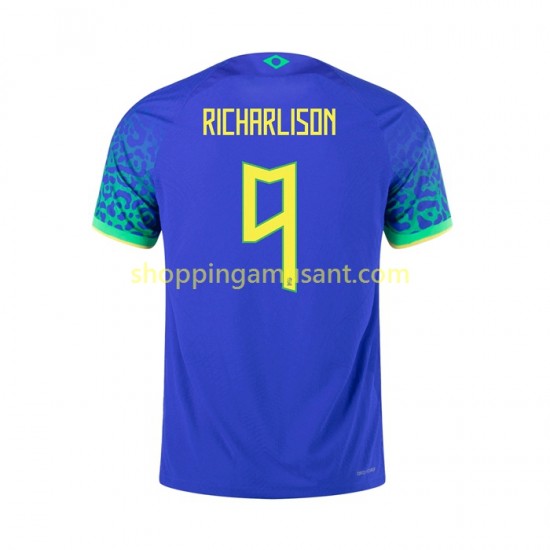Maillot de Foot Brésil RICHARLISON 9 Homme Extérieur 2022 Manche Courte