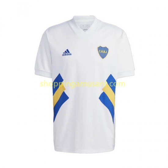 Maillot de Foot CA Boca Juniors Icon Rétro Homme Domicile 2022-2023 Manche Courte