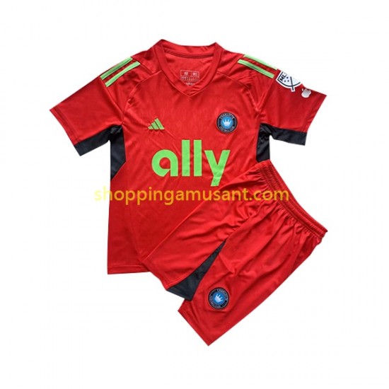 Maillot de Foot Charlotte FC Gardien Enfant Neutre 2023 Manche Courte
