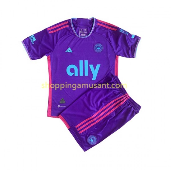 Maillot de Foot Charlotte FC Enfant Extérieur 2023 Manche Courte
