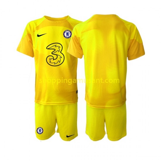 Maillot de Foot Chelsea Gardien Enfant Extérieur 2022-2023 Manche Courte