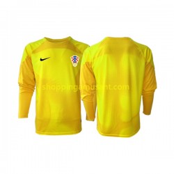 Maillot de Foot Croatie Gardien Homme Domicile Coupe du Monde 2022 Manche Longue