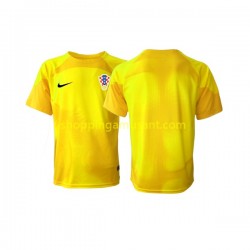 Maillot de Foot Croatie Gardien Homme Domicile Coupe du Monde 2022 Manche Courte