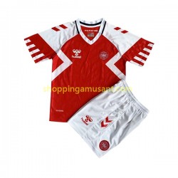 Maillot de Foot Danemark Enfant Domicile 2023 Manche Courte
