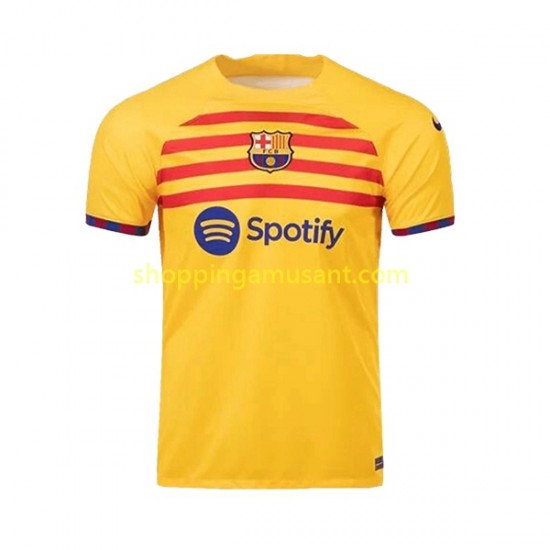 Maillot de Foot FC Barcelone Homme 4ème 2022-2023 Manche Courte