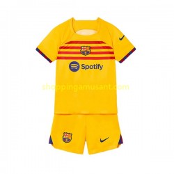 Maillot de Foot FC Barcelone Enfant 4ème 2022-2023 Manche Courte