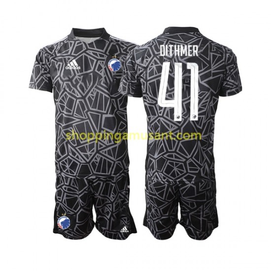 Maillot de Foot FC Copenhague Andreas Dithmer 41 Gardien Enfant Domicile 2022-2023 Manche Courte