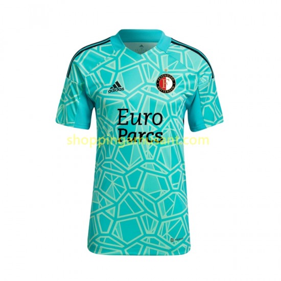 Maillot de Foot Feyenoord Rotterdam Gardien Homme Domicile 2022-2023 Manche Courte
