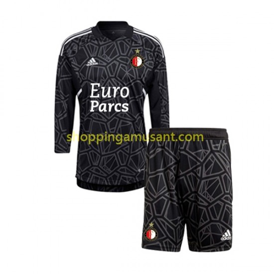 Maillot de Foot Feyenoord Rotterdam Gardien Enfant 4ème 2022-2023 Manche Longue