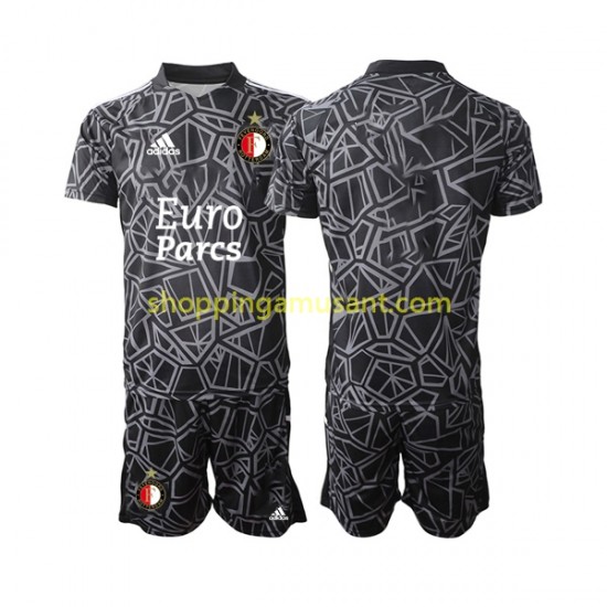 Maillot de Foot Feyenoord Rotterdam Gardien Enfant 4ème 2022-2023 Manche Courte