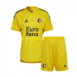 Maillot de Foot Feyenoord Rotterdam Gardien Enfant Neutre 2022-2023 Manche Courte