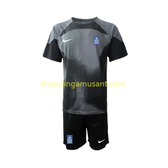 Maillot de Foot Grèce Gardien Enfant Extérieur 2022-2023 Manche Courte