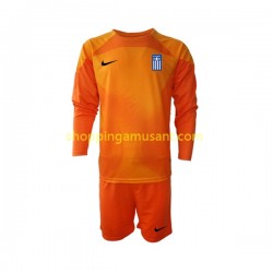 Maillot de Foot Grèce Gardien Enfant Neutre 2022-2023 Manche Longue