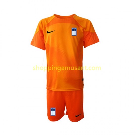 Maillot de Foot Grèce Gardien Enfant Neutre 2022-2023 Manche Courte